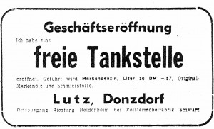 Autohaus Lutz Donzdorf Geschichte